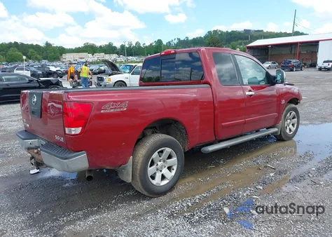 2004 Nissan Titan Le из США, поврежденный, VIN 1N6AA06BX4N526930